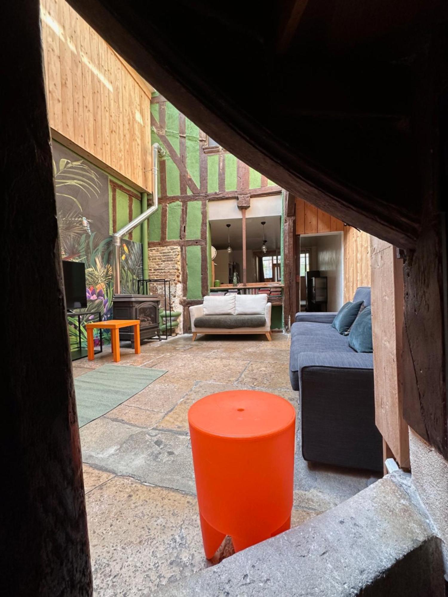 Maison Atypique En Centre-Ville Troyes Esterno foto